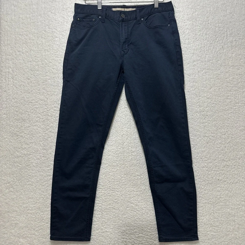 Banana Republic Travel Jean‎ Athletic Fit Navy Blue Chino Pants Size 32
